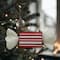 13.25" Red & White Glitter Jumbo Peppermint Stripes Candy Ornament by Ashland®